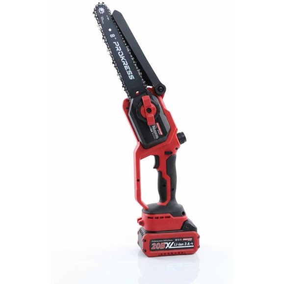 Аккумуляторная цепная пила PROKRESSPOWER Li-ion 20V 3,0Ач CS20- 8C XLine 1 АКБ + ЗУ 8 1/4-1,1-45 Prokress power+штанга 2,5м 00-00002305