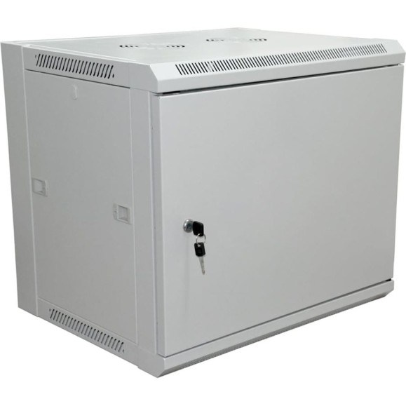 Настенный телекоммуникационный шкаф REXANT 19 6U 600x450x370мм дверь металл разборный серый RAL7035 04-2210 Настенный телекоммуникационный шкаф REXANT 19 6U 600x450x370мм дверь металл разборный серый RAL7035 04-2210