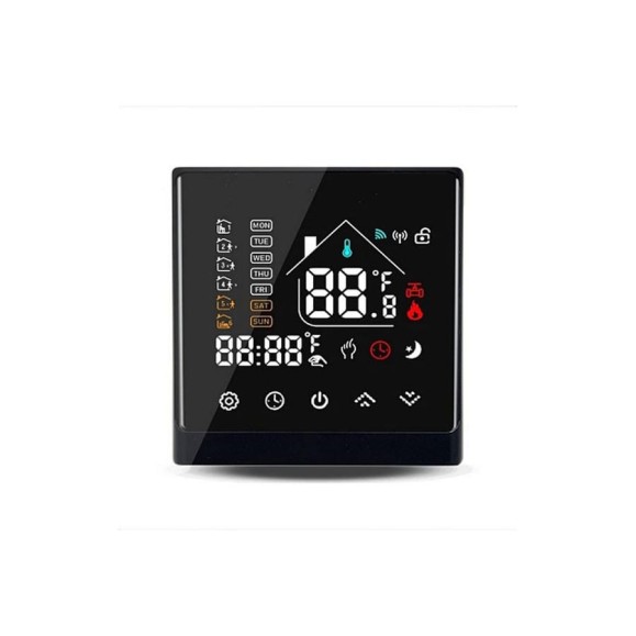 Терморегулятор теплого пола STOUT STE-3002-311712 16А, черный RG0094NU9A5FGV Терморегулятор теплого пола STOUT STE-3002-311712 16А, черный RG0094NU9A5FGV