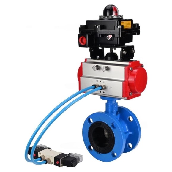 Затвор дисковый DN.ru поворотный 316L-316L-VITON Ду80 Ру16L, эл.привод QT-W (M) EX-005 380В D050-93610 Затвор дисковый DN.ru поворотный 316L-316L-VITON Ду80 Ру16L, эл.привод QT-W (M) EX-005 380В D050-93610