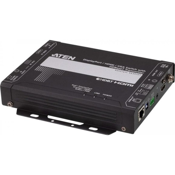 Передатчик ATEN DisplayPort / HDMI / VGA Switch with HDBaseT Transmitter VE3912T-AT-G Передатчик ATEN DisplayPort / HDMI / VGA Switch with HDBaseT Transmitter VE3912T-AT-G