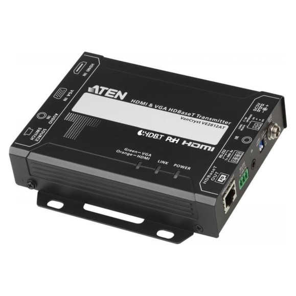 Передатчик ATEN HDMI VGA HDBaseT с POH (4K 100м /1080p 150м) VE2812AT-AT-G Передатчик ATEN HDMI VGA HDBaseT с POH (4K 100м /1080p 150м) VE2812AT-AT-G