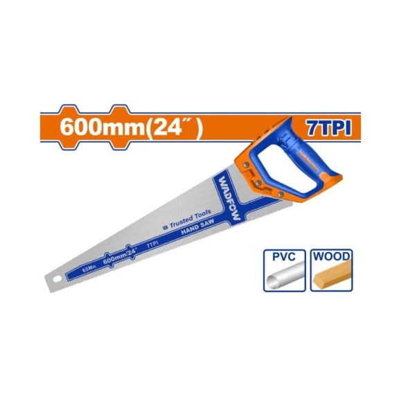 Ножовка по дереву WADFOW 600 мм 7TPI 6/24 WHW1124 Ножовка по дереву WADFOW 600 мм 7TPI 6/24 WHW1124
