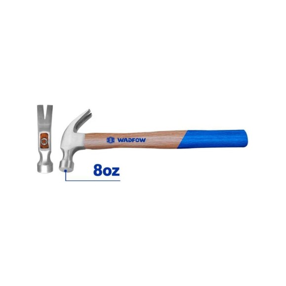 Молоток-гвоздодер WADFOW 220 г 6/36 WMB3308