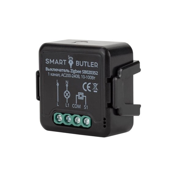 Выключатель SmartButler Zigbee 1 канал SB020352 Выключатель SmartButler Zigbee 1 канал SB020352