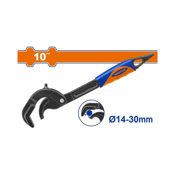 Ключ трубный WadFow 250 мм 14-30 мм 8/48 WPW7110
