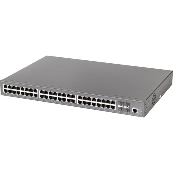 Коммутатор Netlink NL-SW-2L-48T4X Layer 2+ managed Ethernet switch: 4_1G/2.5G/10G SFP+ slots + 48_10/100/1000M RJ45 por УТ-00003715