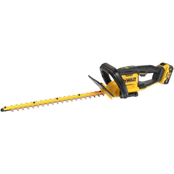 Аккумуляторный кусторез Dewalt DCMHT562P1, 18 В, 56 см, 2800 ход/мин, с АКБ 5 Ач и ЗУ DCMHT562P1-QW Аккумуляторный кусторез Dewalt DCMHT562P1, 18 В, 56 см, 2800 ход/мин, с АКБ 5 Ач и ЗУ DCMHT562P1-QW