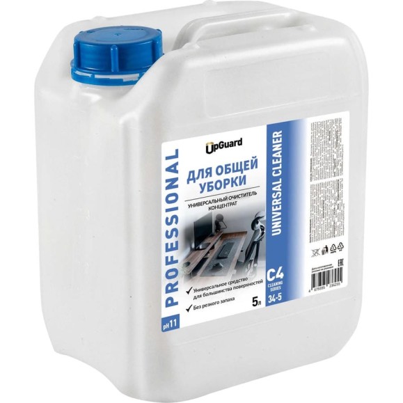 Универсальный очиститель для общей уборки UPGUARD C4 UNIVERSAL CLEANER 5л. Концентрат 34-5 Универсальный очиститель для общей уборки UPGUARD C4 UNIVERSAL CLEANER 5л. Концентрат 34-5