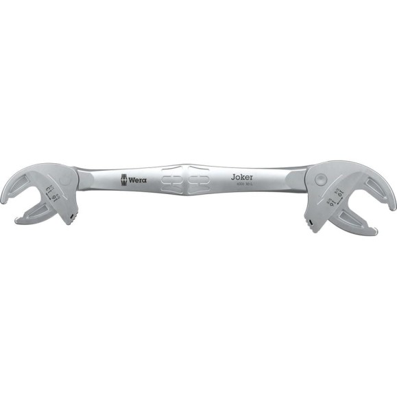 Двусторонний рожковый ключ с самонастройкой WERA 6006 Joker M/L 13; 14; 15; 16 мм x 1/2; 17/32; 9/16; 19/32; 5/8 x 16; 17; 18; 19 мм x 5/8; 11/16; 3/4 x 239.4 мм WE-020331