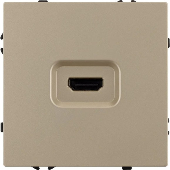 Механизм HDMI розетки Arlight SCT-NOBE-MHD1-SFPL-GD 1шт 061843 Механизм HDMI розетки Arlight SCT-NOBE-MHD1-SFPL-GD 1шт 061843