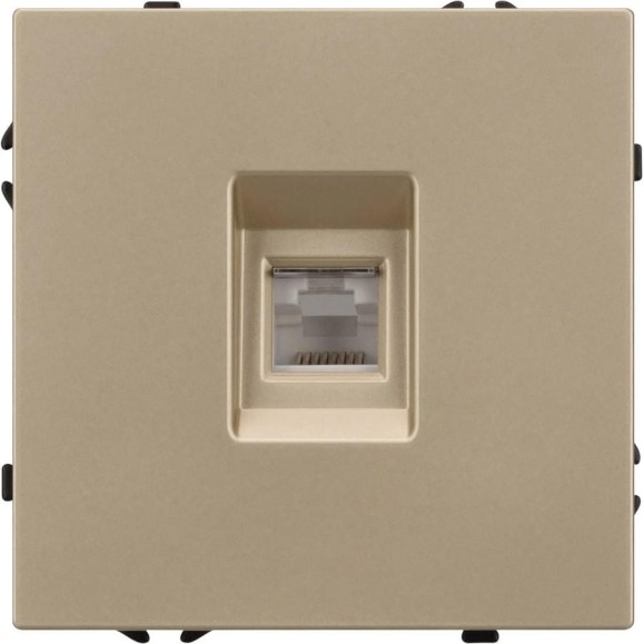 Механизм телефонной розетки Arlight SCT-NOBE-MTL1-SFPL-GD 1шт 054302