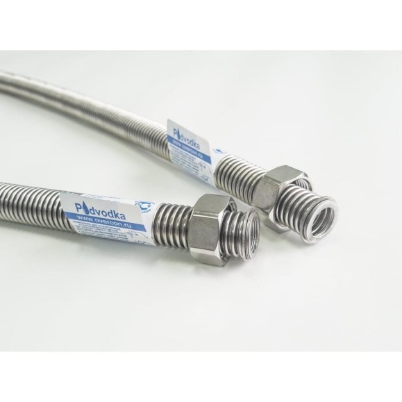 Шланг сильфонный OVERCON 5 м 1/2 Г-Ш SS PODVODKA вода 4610043811684 Шланг сильфонный OVERCON 5 м 1/2 Г-Ш SS PODVODKA вода 4610043811684