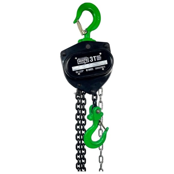 Таль ручная цепная HITCH CH210, 3 т, 6 м SZ068908 Таль ручная цепная HITCH CH210, 3 т, 6 м SZ068908
