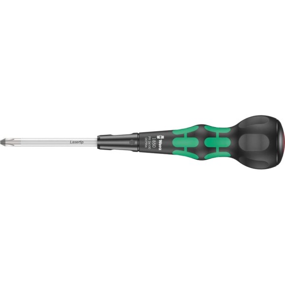 Крестовая отвёртка WERA 1850 PH Kraftform Ball-Grip PH 2 x 100 мм WE-007906