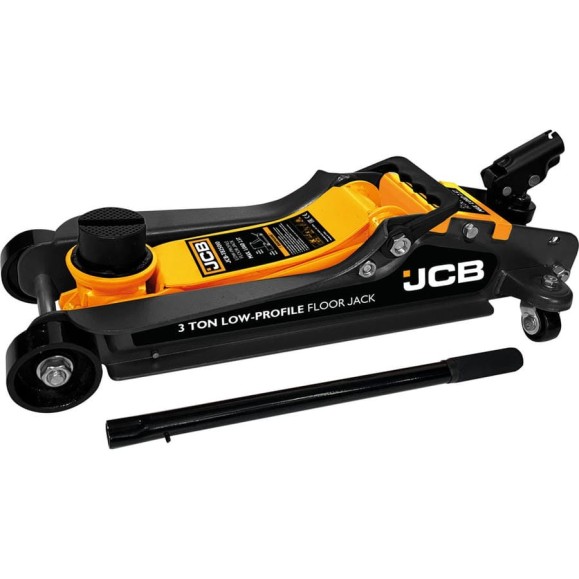 Домкрат подкатной гидравлический низкопрофильный JCB 3т с поворотной ручкой JCB-T825010(66573) Домкрат подкатной гидравлический низкопрофильный JCB 3т с поворотной ручкой JCB-T825010(66573)