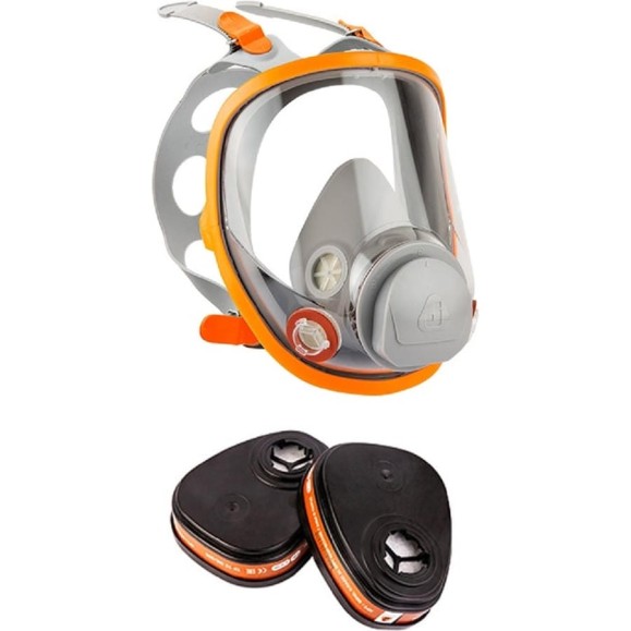Комплект полнолицевой маски 5950 с фильтрами 6510 (А1), размер M (средний) Jeta Safety 5950/6510-M Комплект полнолицевой маски 5950 с фильтрами 6510 (А1), размер M (средний) Jeta Safety 5950/6510-M