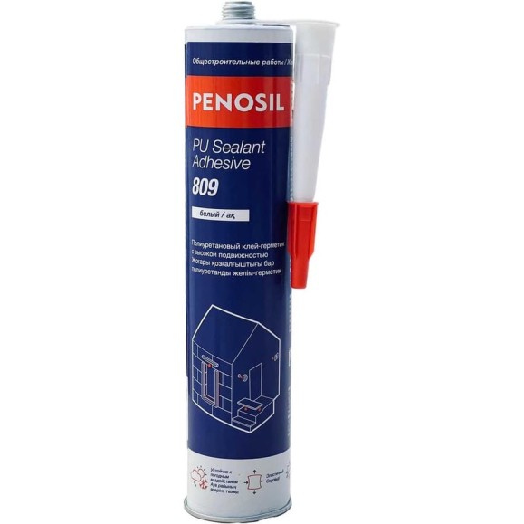 Клей-герметик полиуретановый PENOSIL PU Sealant Adhesive 809 280 мл серый H0041Z Клей-герметик полиуретановый PENOSIL PU Sealant Adhesive 809 280 мл серый H0041Z