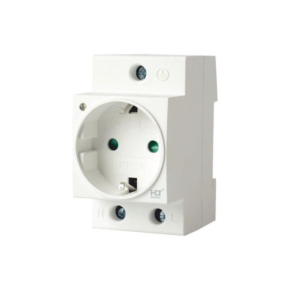 Розетка на дин-рейку HLT РД-316 16A (LED) 083-13-002 Розетка на дин-рейку HLT РД-316 16A (LED) 083-13-002