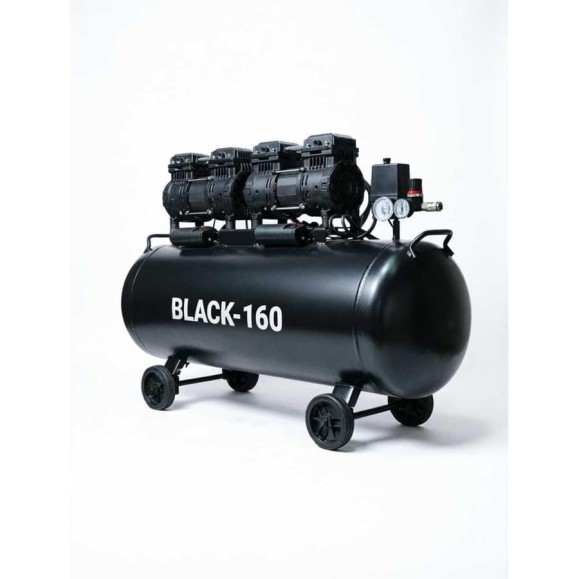 Компрессор PROKRESSPOWER 100 л/ресивер 3400 Вт 600 л/мин Black-160 PROKRESS power 8 атм безмасляный 00-00002674