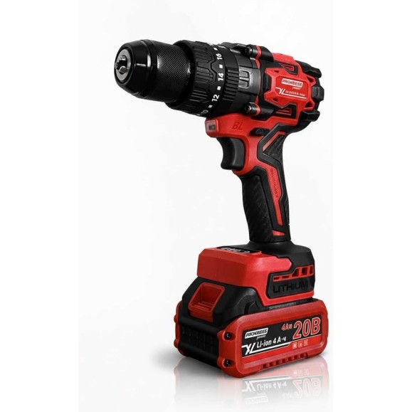 Аккумуляторный дрель-шуруповерт ударный PROKRESSPOWER Li-ion 20V 4,0Ач CD-20/170 BL Xline 170Hm 2 АКБ + ЗУ Prokress power 00-00002381 Аккумуляторный дрель-шуруповерт ударный PROKRESSPOWER Li-ion 20V 4,0Ач CD-20/170 BL Xline 170Hm 2 АКБ + ЗУ Prokress power 00-00002381