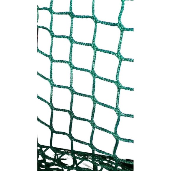 Защитная отражающая сетка ЧЗМ / Сетка полипропиленовая (п/э) 15х50м 40х40 зеленая Ø4мм 9081
