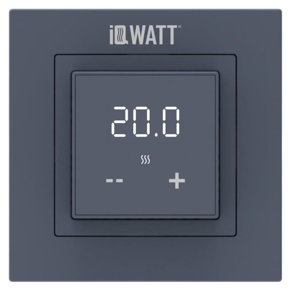 Терморегулятор IQWATT IQ Thermostat D (графит) 102728 Терморегулятор IQWATT IQ Thermostat D (графит) 102728