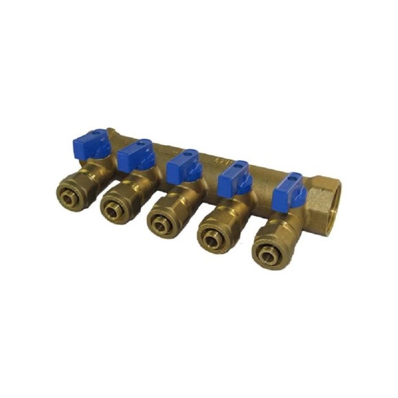 Коллектор с шаровым краном SMT 1х16х5 5 выходов 10шт/кор, 1833Н101605-10BL Коллектор с шаровым краном SMT 1х16х5 5 выходов 10шт/кор, 1833Н101605-10BL