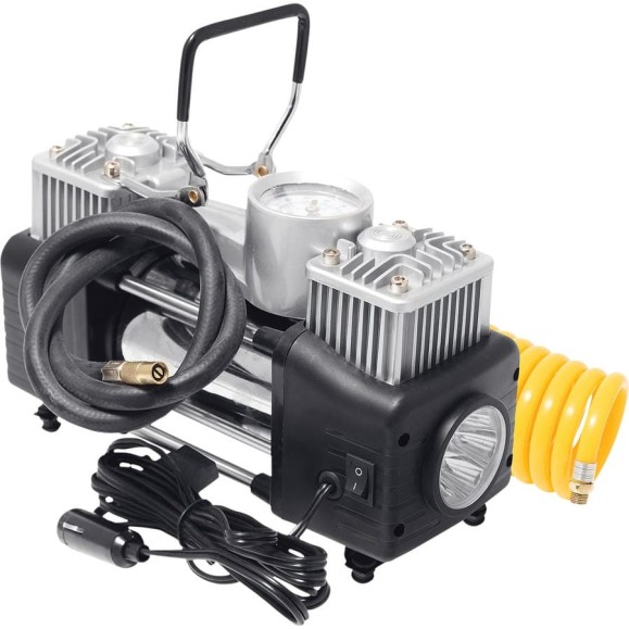 Компрессор QUMO AC70 150 PSI в кейсе, ремкомплект шин, инструменты, провод 5м, 12В прикур+крокодилы 55230 Компрессор QUMO AC70 150 PSI в кейсе, ремкомплект шин, инструменты, провод 5м, 12В прикур+крокодилы 55230