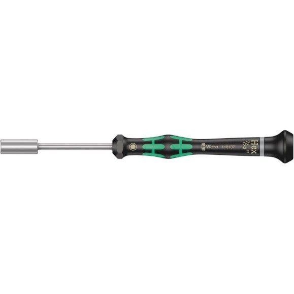 Отвёртка торцевая прецизионная, с внутренним шестигранником WERA 2069 Kraftform Micro 7/32 x 60 мм WE-118137 Отвёртка торцевая прецизионная, с внутренним шестигранником WERA 2069 Kraftform Micro 7/32 x 60 мм WE-118137