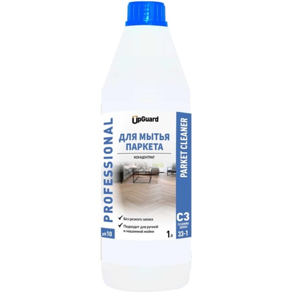 Средство для мытья паркета UPGUARD C3 Parket Cleaner 1л, Концентрат 1:100 33-1 Средство для мытья паркета UPGUARD C3 Parket Cleaner 1л, Концентрат 1:100 33-1