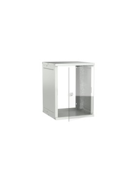 Шкаф настенный GENERICA 15U 600х600мм стеклянная дверь серый LWE3-15U66-GF-G Шкаф настенный GENERICA 15U 600х600мм стеклянная дверь серый LWE3-15U66-GF-G