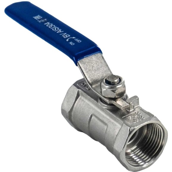 Кран шаровый NEWKEY муфтовый стандартнопроходной нержавеющий 1PC AISI304 DN20 3/4 PN64 NK-BMG20/4 Кран шаровый NEWKEY муфтовый стандартнопроходной нержавеющий 1PC AISI304 DN20 3/4 PN64 NK-BMG20/4