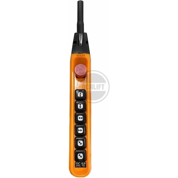 Пульт управления OCALIFT 6 кнопками 2 скорости, стоп, для кран балки, IP55 TNHA1-63FS Пульт управления OCALIFT 6 кнопками 2 скорости, стоп, для кран балки, IP55 TNHA1-63FS