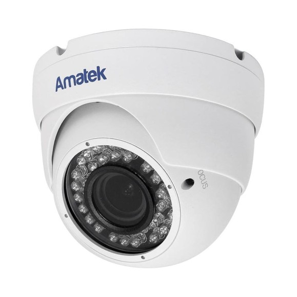 Видеокамера мультиформатная купольная Amatek AC-HDV503VA 2.7-13.5 мм 7000989 Видеокамера мультиформатная купольная Amatek AC-HDV503VA 2.7-13.5 мм 7000989