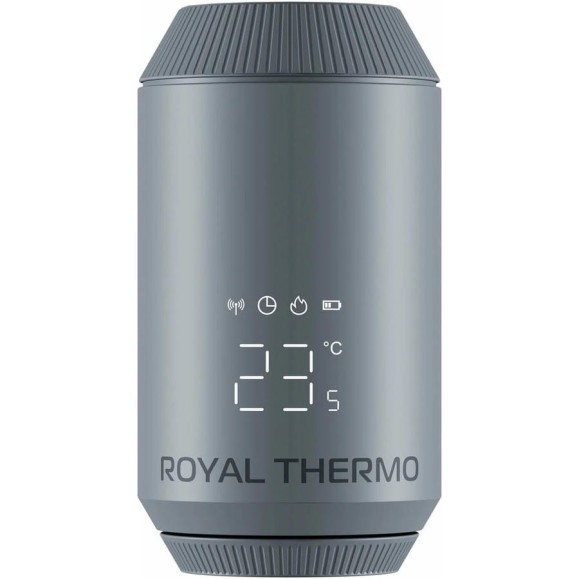 Термостат радиаторный электронный Royal Thermo Smart Heat 2.0, серебристый НС-1735440 Термостат радиаторный электронный Royal Thermo Smart Heat 2.0, серебристый НС-1735440