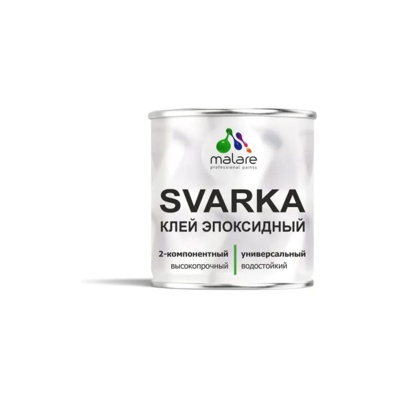 Эпоксидный универсальный двухкомпонентный клей MALARE 2К SVARKA, холодная сварка (компонент А-18кг + компонент В-9кг) 4660504766640 Эпоксидный универсальный двухкомпонентный клей MALARE 2К SVARKA, холодная сварка (компонент А-18кг + компонент В-9кг) 4660504766640