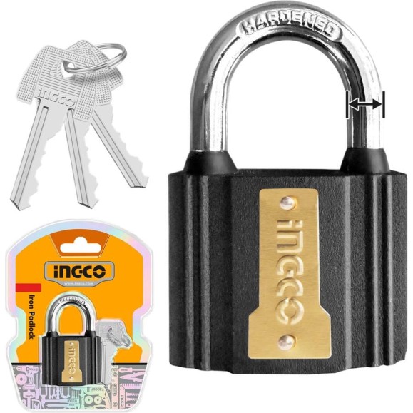 Замок навесной INGCO 38 мм DIPL0401 Замок навесной INGCO 38 мм DIPL0401