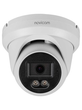 Камера видеонаблюдения IP купольная LUX 22M  1/3 CMOS, 2 Мп 25 к/с, 2.8 мм, ИК 30 м, PoE уличная всепогодная v. Novicam 1105V