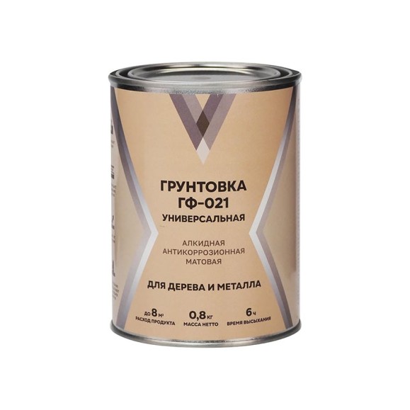 Грунт V ГФ-021 GF-01, 0,8 кг, красно-коричневый 280680 Грунт V ГФ-021 GF-01, 0,8 кг, красно-коричневый 280680