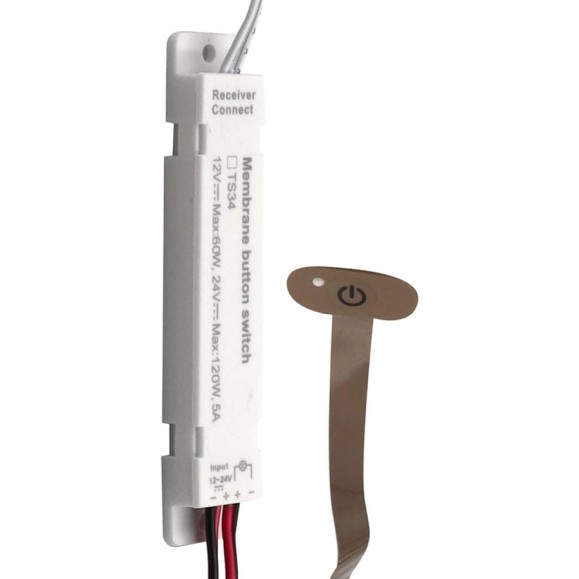 Датчик касания FERON 60/120W 12-24V с кабелем (25 см) SEN35, коричневый, 52166 Датчик касания FERON 60/120W 12-24V с кабелем (25 см) SEN35, коричневый, 52166