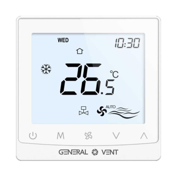 Термостат электронный General Vent GT115W-4DT(W) Термостат электронный General Vent GT115W-4DT(W)