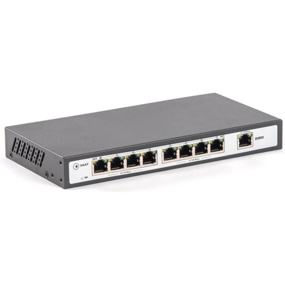 Коммутатор SKAT PoE-8E-1E PoE Plus, мощность 120Вт, порты: 8-Ethernet, 1-Uplink 2031 Коммутатор SKAT PoE-8E-1E PoE Plus, мощность 120Вт, порты: 8-Ethernet, 1-Uplink 2031