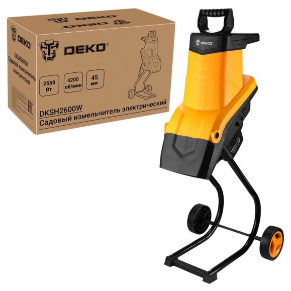 Измельчитель садовый электрический DEKO DKSH2600W 083-2046 Измельчитель садовый электрический DEKO DKSH2600W 083-2046