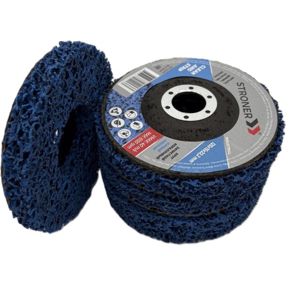 Круг зачистной коралловый STRONER BLUE 125x22,2 1 шт/уп cordBLU-1