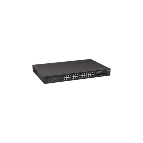 Коммутатор SKAT PoE-M-24G-4G-4S управляемый L2+ PoE Plus, 400Вт, порты: 24-Ethernet, 4-Uplink, 4-SFP 4092