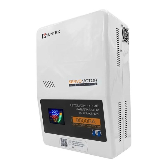Электромеханический стабилизатор напряжения SUNTEK SERVOMOTOR 8500 ВА, с функцией Грозозащита SME-8500 Электромеханический стабилизатор напряжения SUNTEK SERVOMOTOR 8500 ВА, с функцией Грозозащита SME-8500