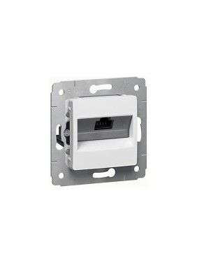 Информационная розетка Legrand Cariva - RJ45 - категория 6 UTP - White 773641 Информационная розетка Legrand Cariva - RJ45 - категория 6 UTP - White 773641