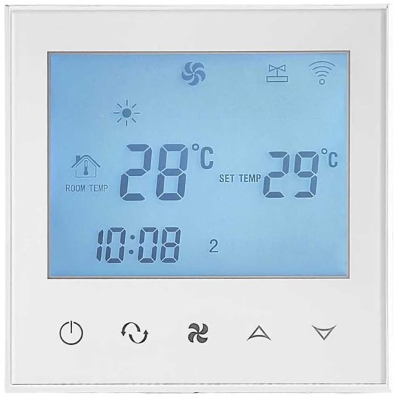 Термостат электронный для 2-трубного фанкойла KRAFTAIR TDS21WIFI-AC2 Термостат электронный для 2-трубного фанкойла KRAFTAIR TDS21WIFI-AC2