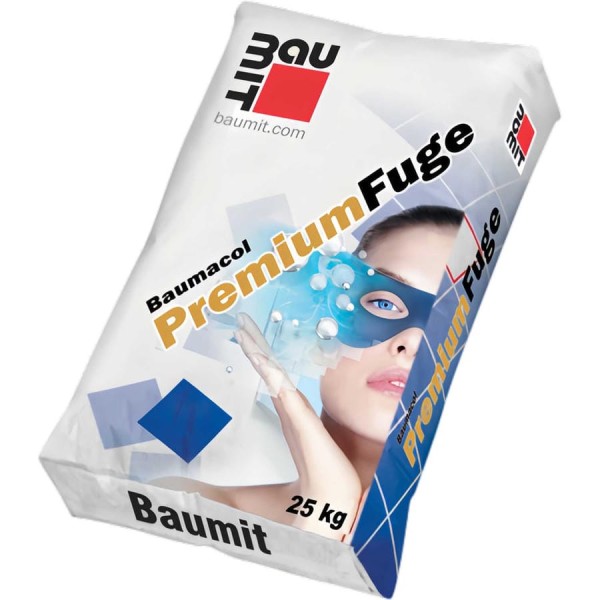 Затирка для швов эластичная BAUMIT Baumacol PremiumFuge,Бледно-оливковый,25 кг (1651)